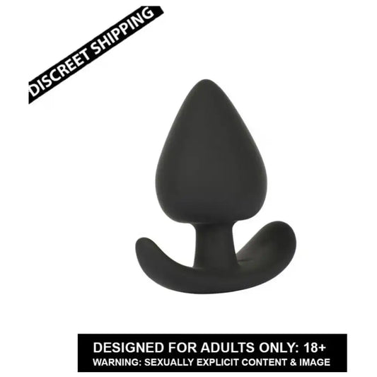 Premium Silicone Butt Plug – Ergonomic Tapered Design for Adults (Black)