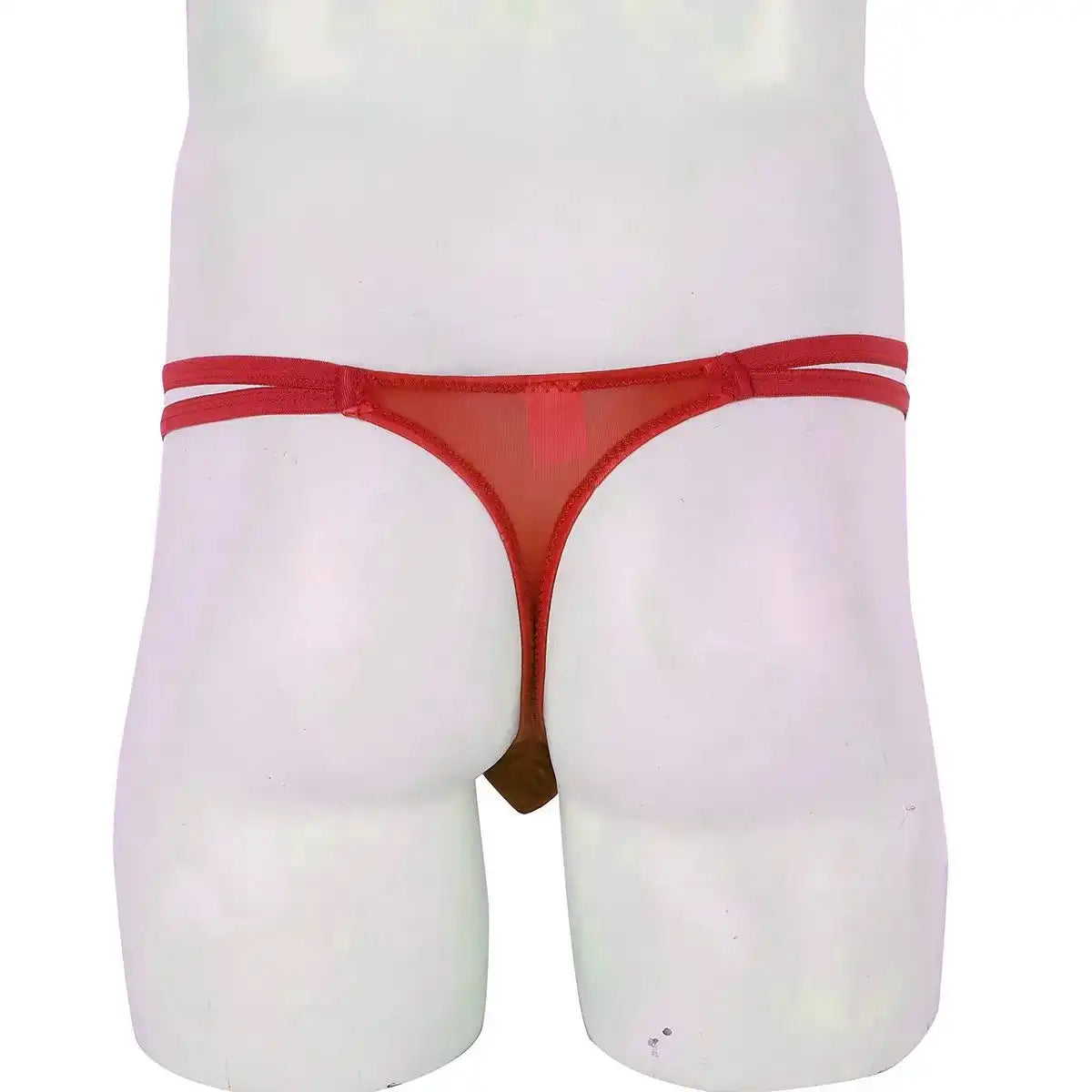 Men’s Multicolor Double Strap Minimal Pouch Thong