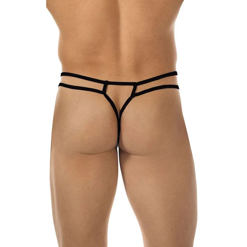 Men’s Double Strap Contour Thong – Sleek Designer Underwear