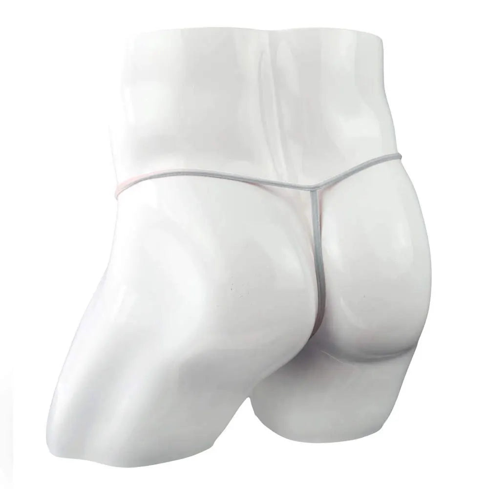 men’s Multicolor sheer mesh minimal pouch thong underwear