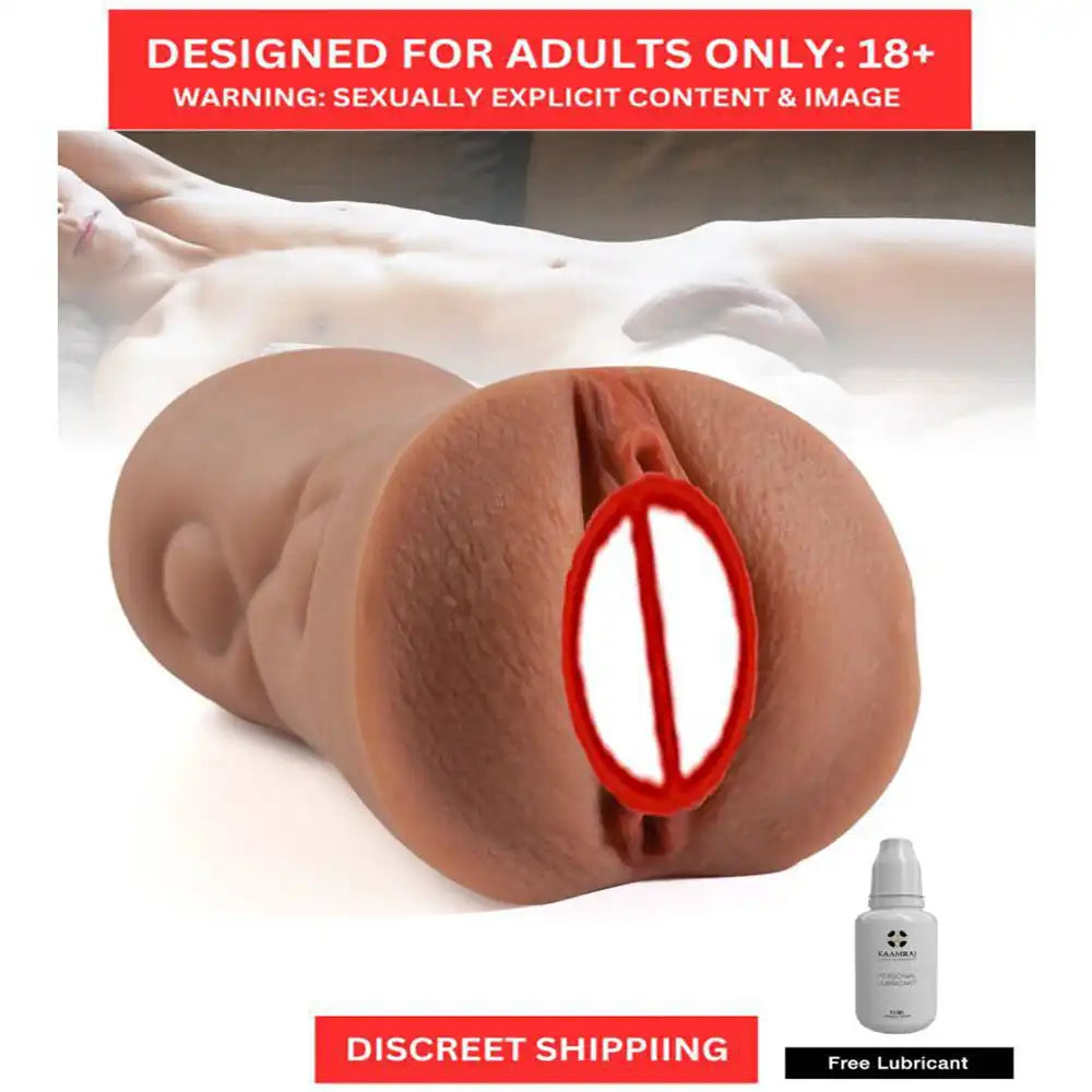 6.5 inch gentle grip pocket massager for men with soft flexible reusable design.