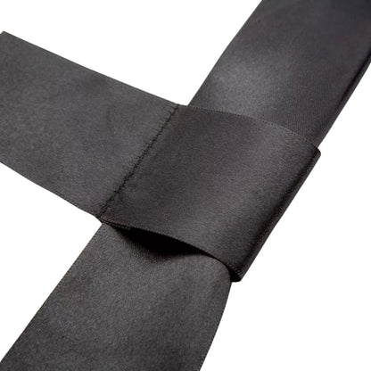 Soft Satin Bed Restraint Set – Adjustable Under-Bed Bondage Straps for Couples