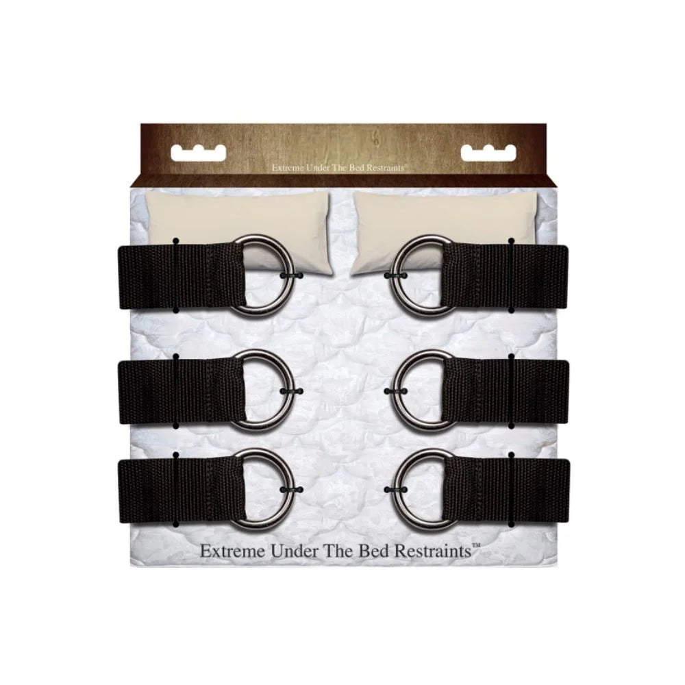 Full Bed Restraint Bondage System – Adjustable 4-Point Bed Restraint Kit for Couples