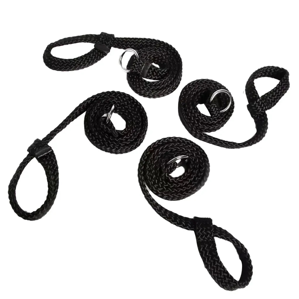 Nylon Bed Restraint Rope Set – Adjustable Under-Mattress Bondage Restraint System for Couples