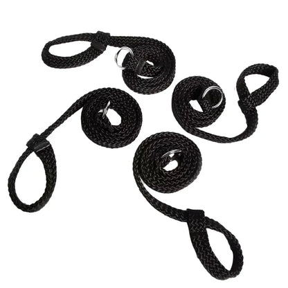 Nylon Bed Restraint Rope Set – Adjustable Under-Mattress Bondage Restraint System for Couples