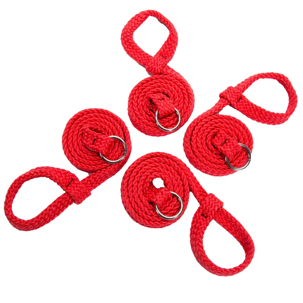 Nylon Bed Restraint Rope Set – Adjustable Under-Mattress Bondage Restraint System for Couples