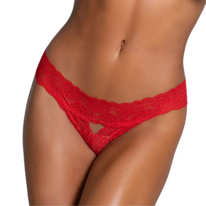 Women’s Floral Lace Open Back Bikini Panty – Soft Stretch Sexy Lingerie Bottomwear