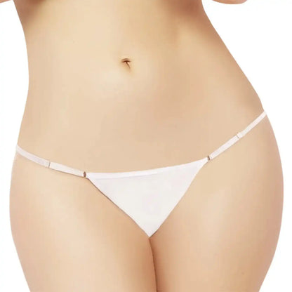 Women’s Minimalist Adjustable Thong – Sleek Low-Rise Micro Bikini Style Intimate Bottomwear