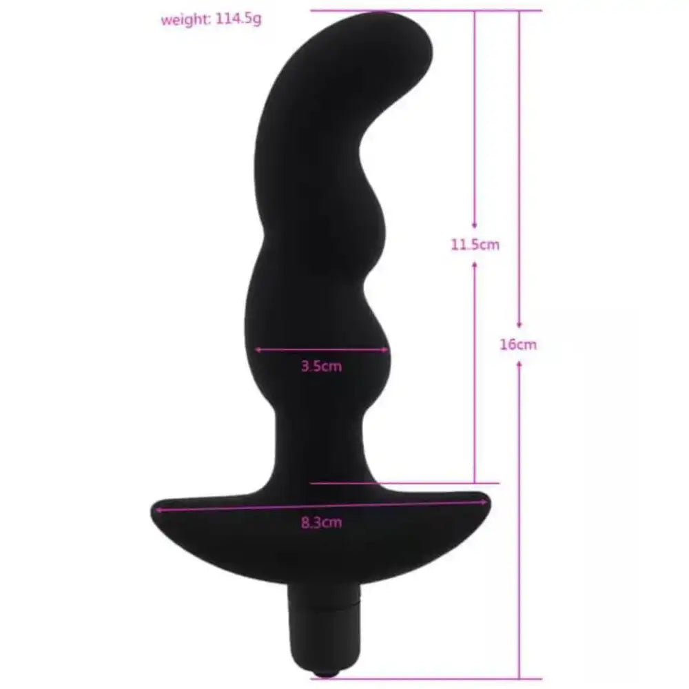 Silicone Vibrating Back Stimulator Massager – Flexible Personal Wellness Device