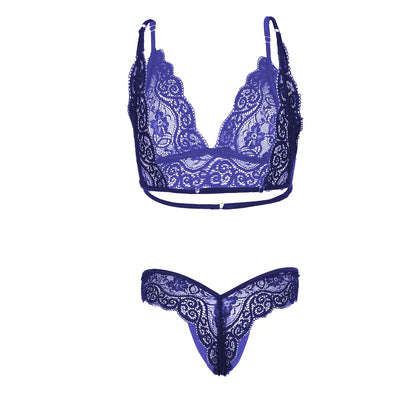 Women Lace Lingerie Set Push Up Bralette and Bikini Panty Set Soft Stretch Designer Innerwear for Women
