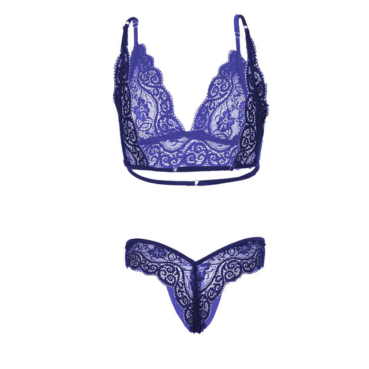 Women Lace Lingerie Set Push Up Bralette and Bikini Panty Set Soft Stretch Designer Innerwear for Women