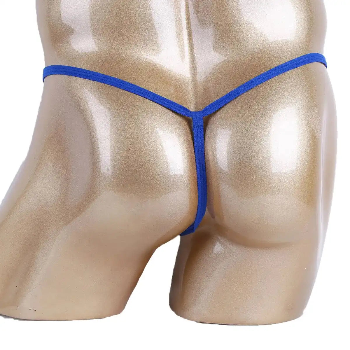 Men’s Multicolor Beaded Ring Minimal Strap Thong