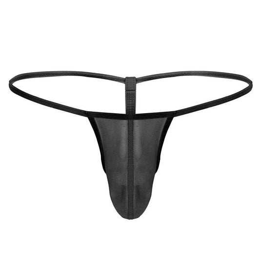 Men’s Multicolor Sheer Mesh Minimal G-String Thong