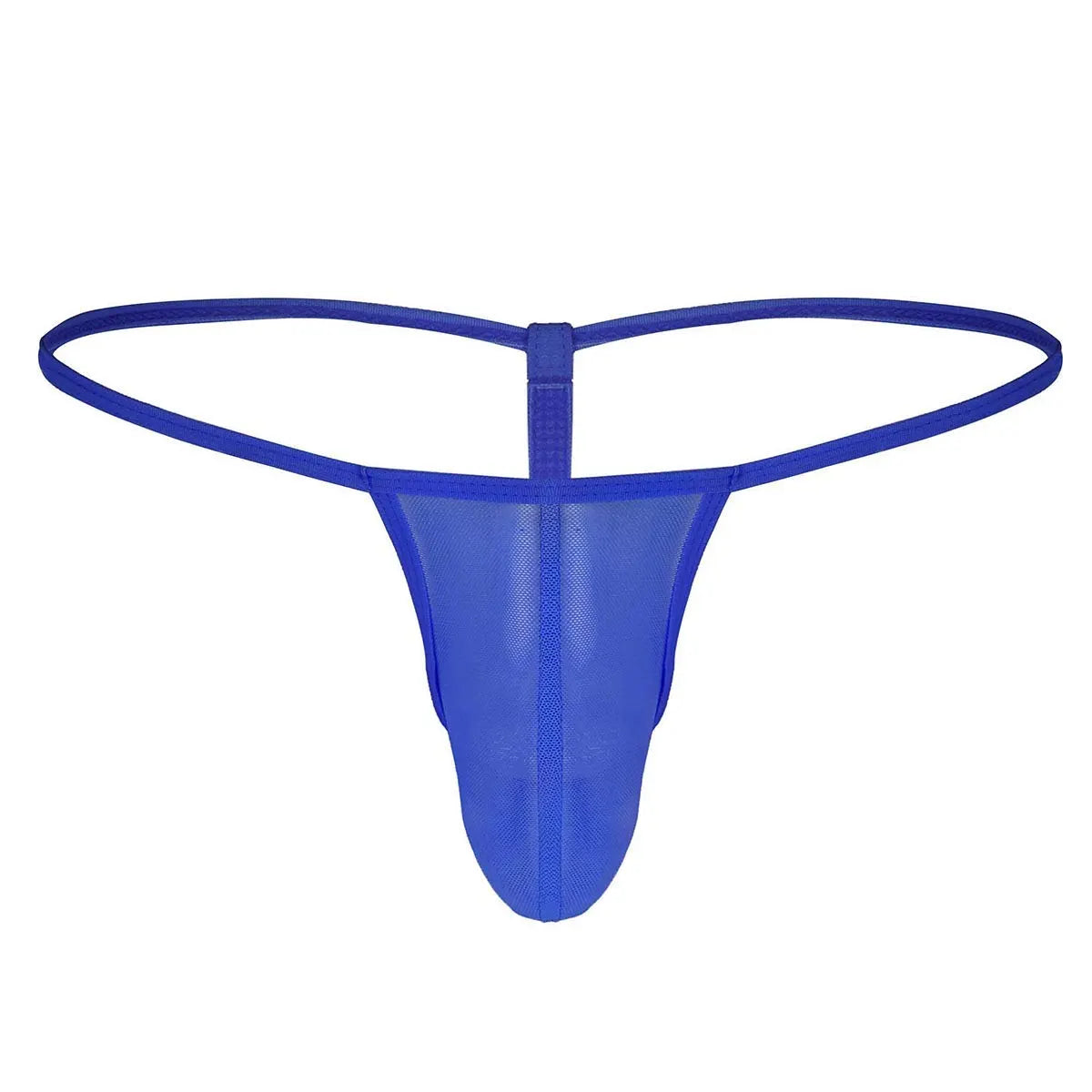 Men’s Multicolor Sheer Mesh Minimal G-String Thong