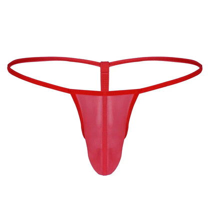 Men’s Multicolor Sheer Mesh Minimal G-String Thong