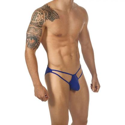 Men’s Sheer Panel Minimal Exotic Brief – Soft Stretch Low Rise Underwear