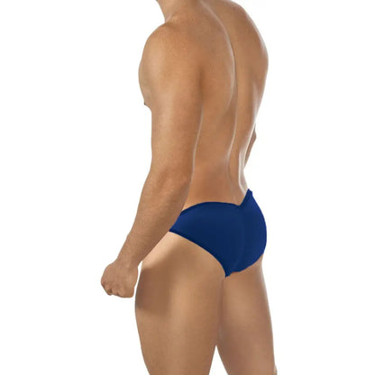 Men’s Sheer Panel Minimal Exotic Brief – Soft Stretch Low Rise Underwear
