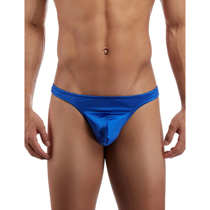 Men’s Satin Finish Bikini Brief – Sleek Low Rise Lingerie
