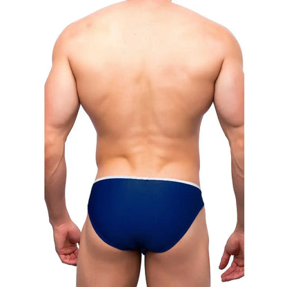 Men’s Contrast String Bikini Brief