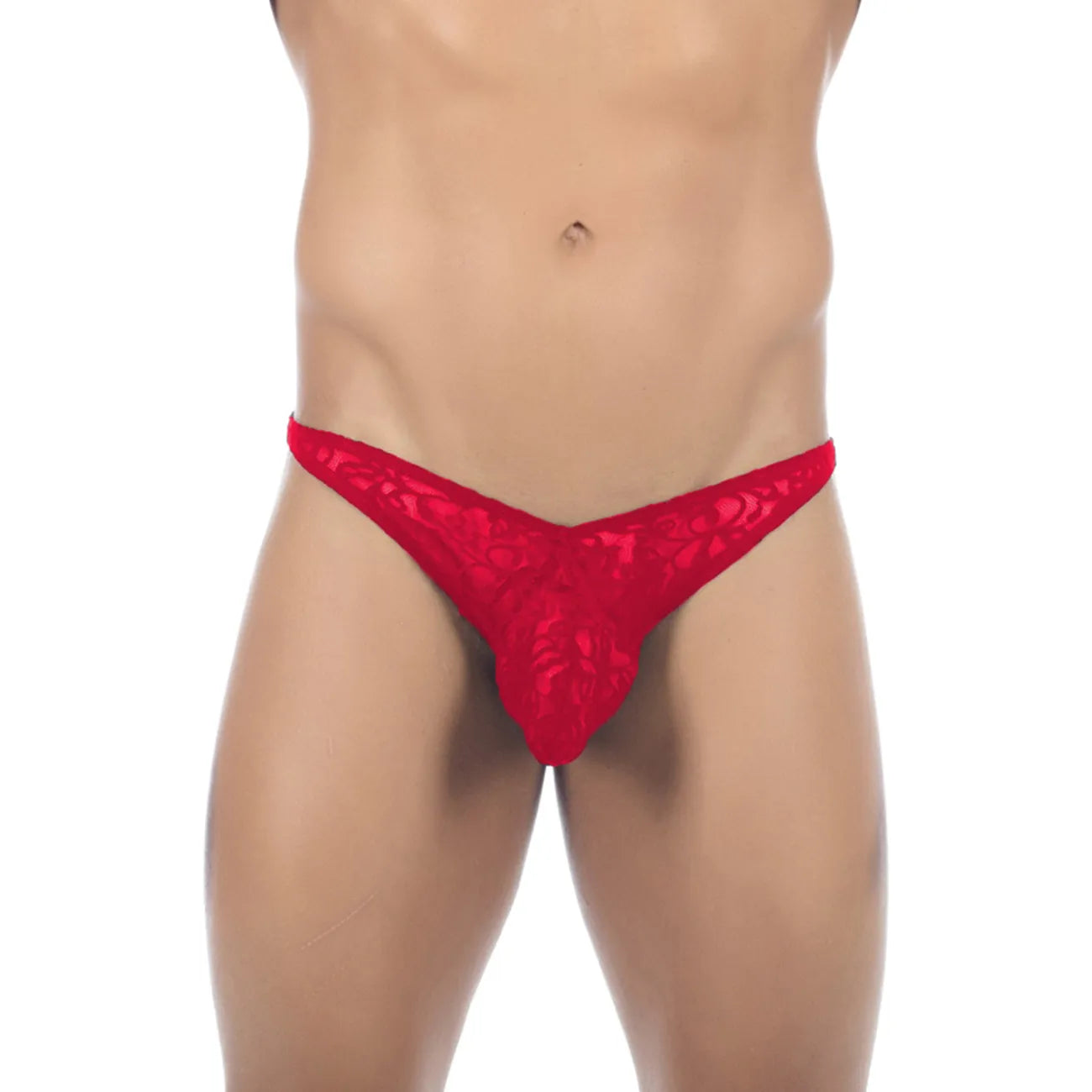 Men’s Floral Lace Bikini Brief