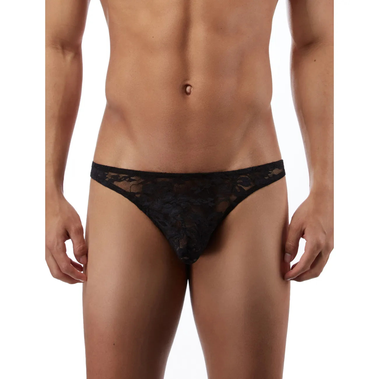 Men’s Floral Lace Low Rise Brief