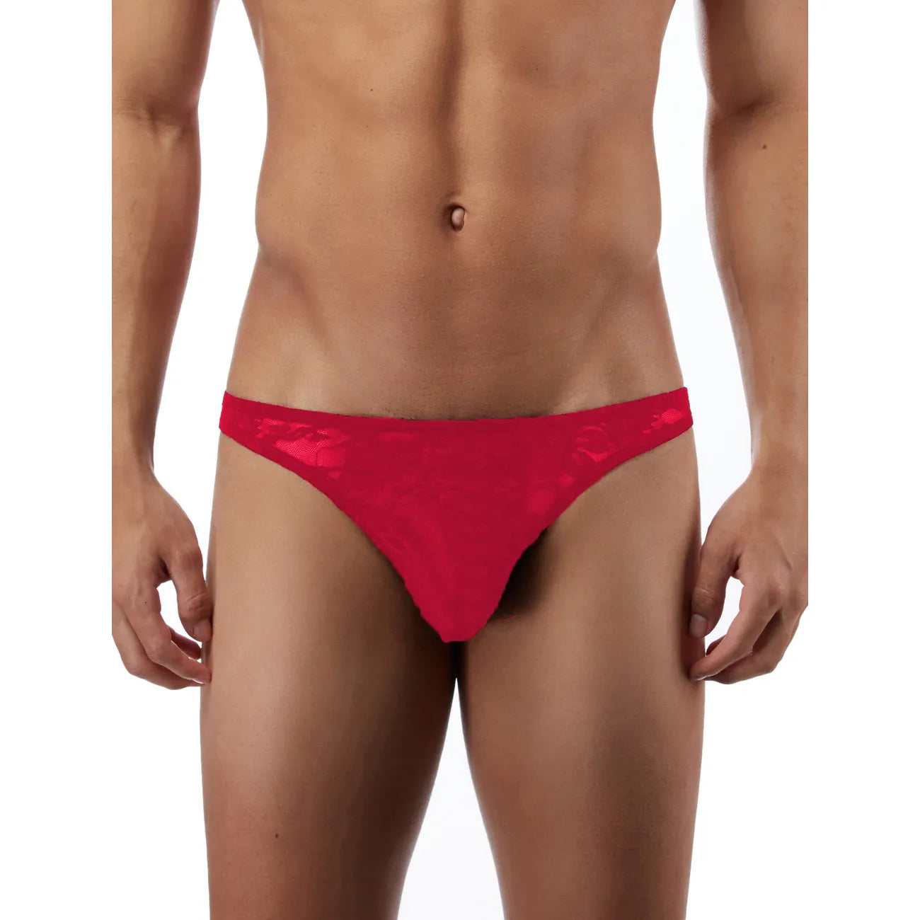 Men’s Floral Lace Low Rise Brief