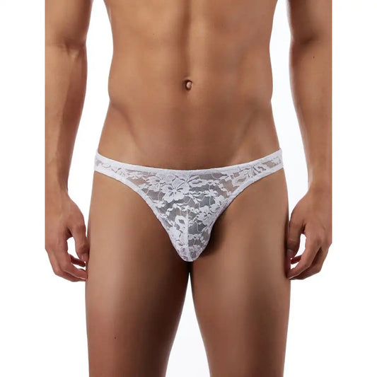 Men’s Floral Lace Low Rise Brief