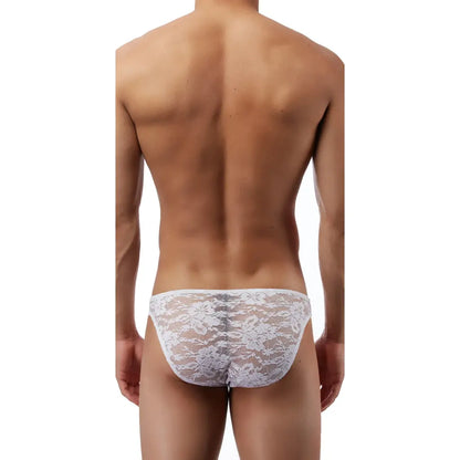 Men’s Floral Lace Low Rise Brief
