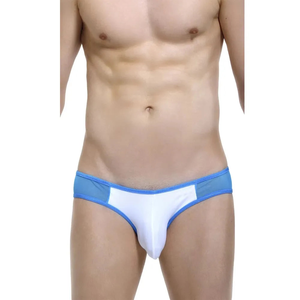 Men’s Contrast Mesh Low Rise Brief