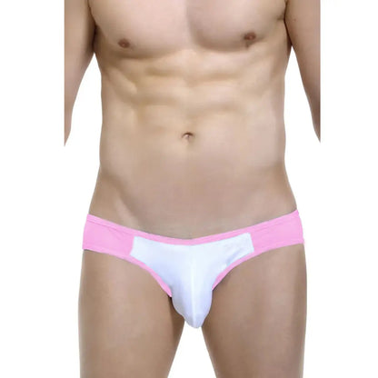 Men’s Contrast Mesh Bikini Brief – Low Rise Designer Underwear