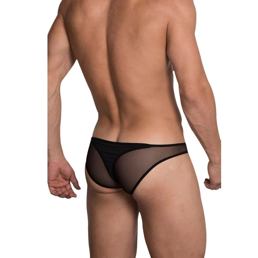 Men’s Sheer Panel Low Rise Brief