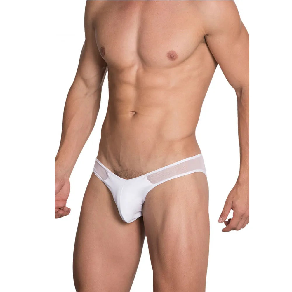 Men’s Sheer Panel Low Rise Brief