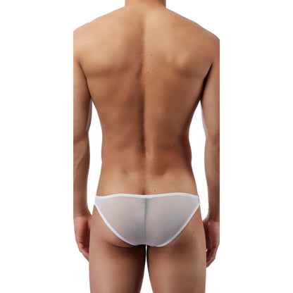 Men’s Sheer Mesh Low Rise Bikini Brief