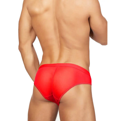 Men’s Glossy Low-Rise Brief – Smooth Stretch Designer Underwear