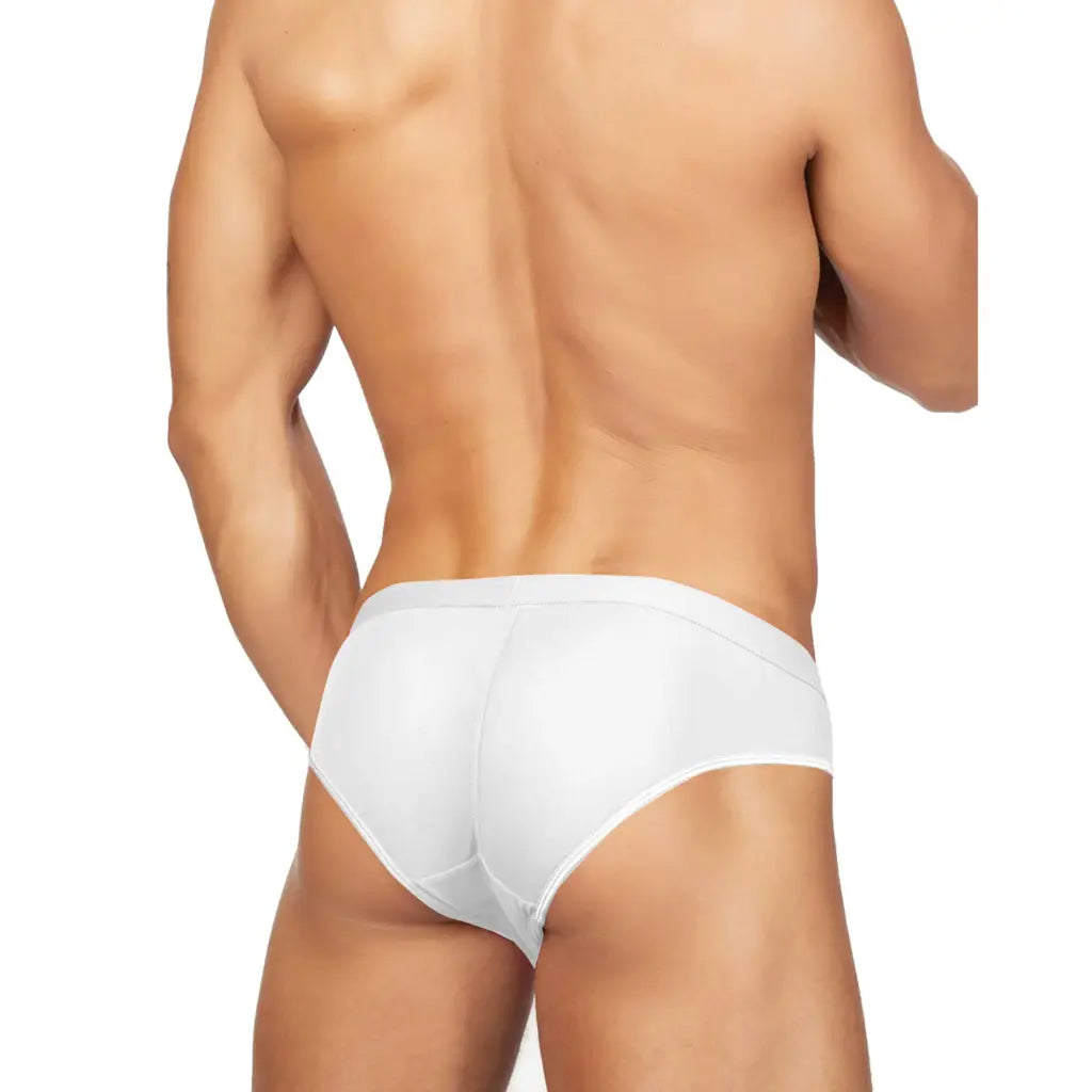 Men’s Glossy Low-Rise Brief – Smooth Stretch Designer Underwear