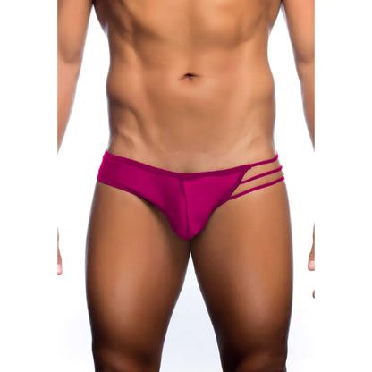 Men’s Sheer Triple Strap Brief – Transparent Mesh Designer Underwear