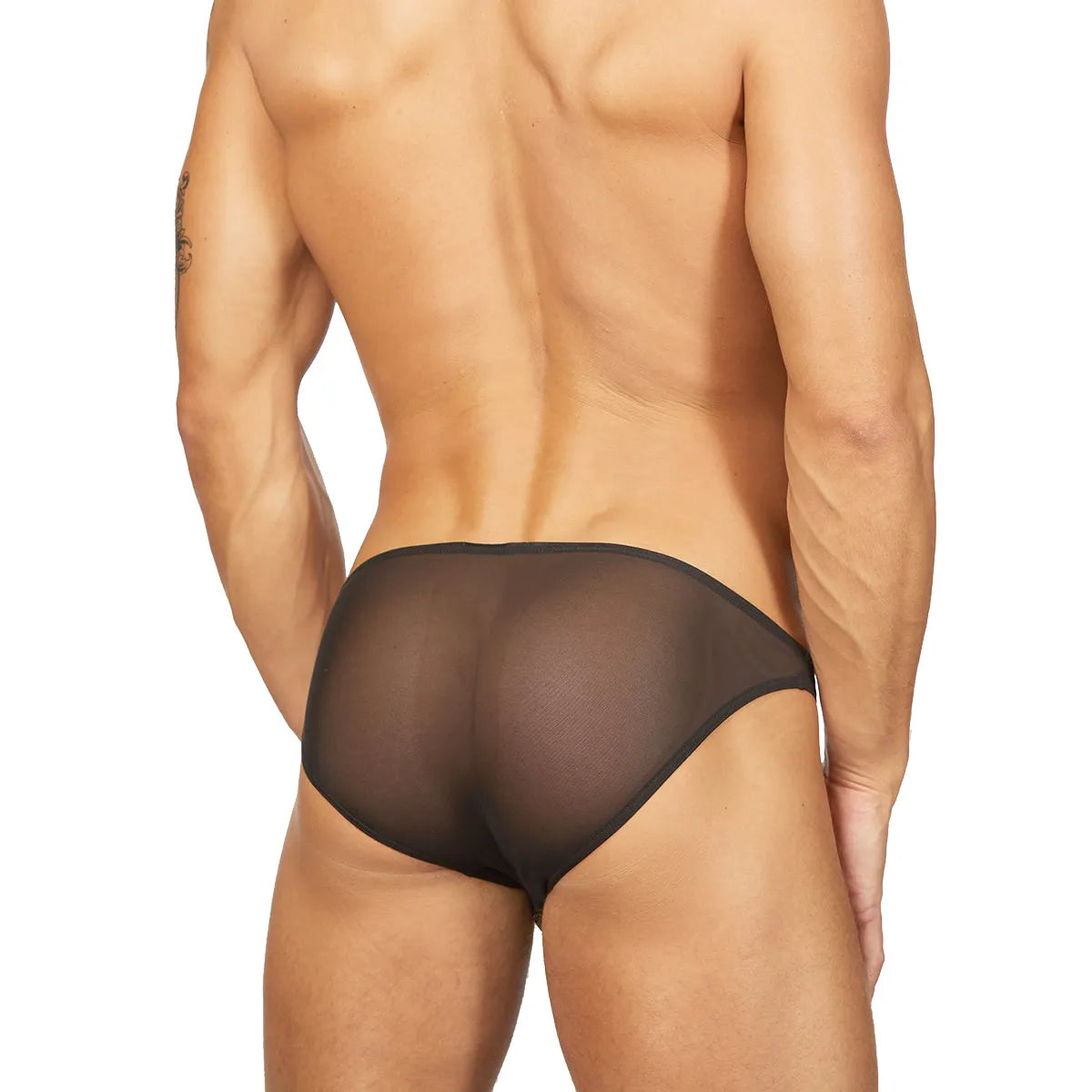 Men's Ultra Low-Rise Mesh Bikini Brief - Breathable Stretch Fit Stylish Men's Innerwear