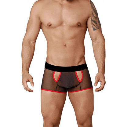 Men’s Transparent Mesh Boxer Brief – Stylish See Through Trunk Underwear