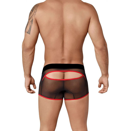 Men’s Transparent Mesh Boxer Brief – Stylish See Through Trunk Underwear