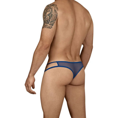 Men’s Sheer Mesh Dual Strap Bikini Brief – Low Rise Sexy Underwear