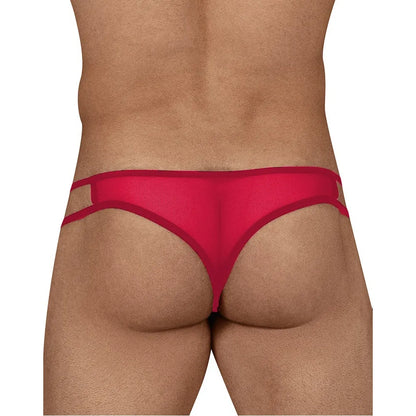 Men’s Sheer Mesh Dual Strap Bikini Brief – Low Rise Sexy Underwear