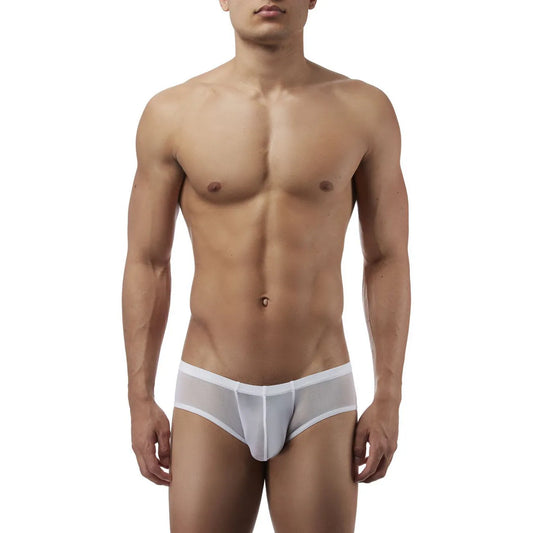 Men's Sheer Mesh Low-Rise Brief - Lightweight Stretch Fit Breathable Designer Men's Innerwear