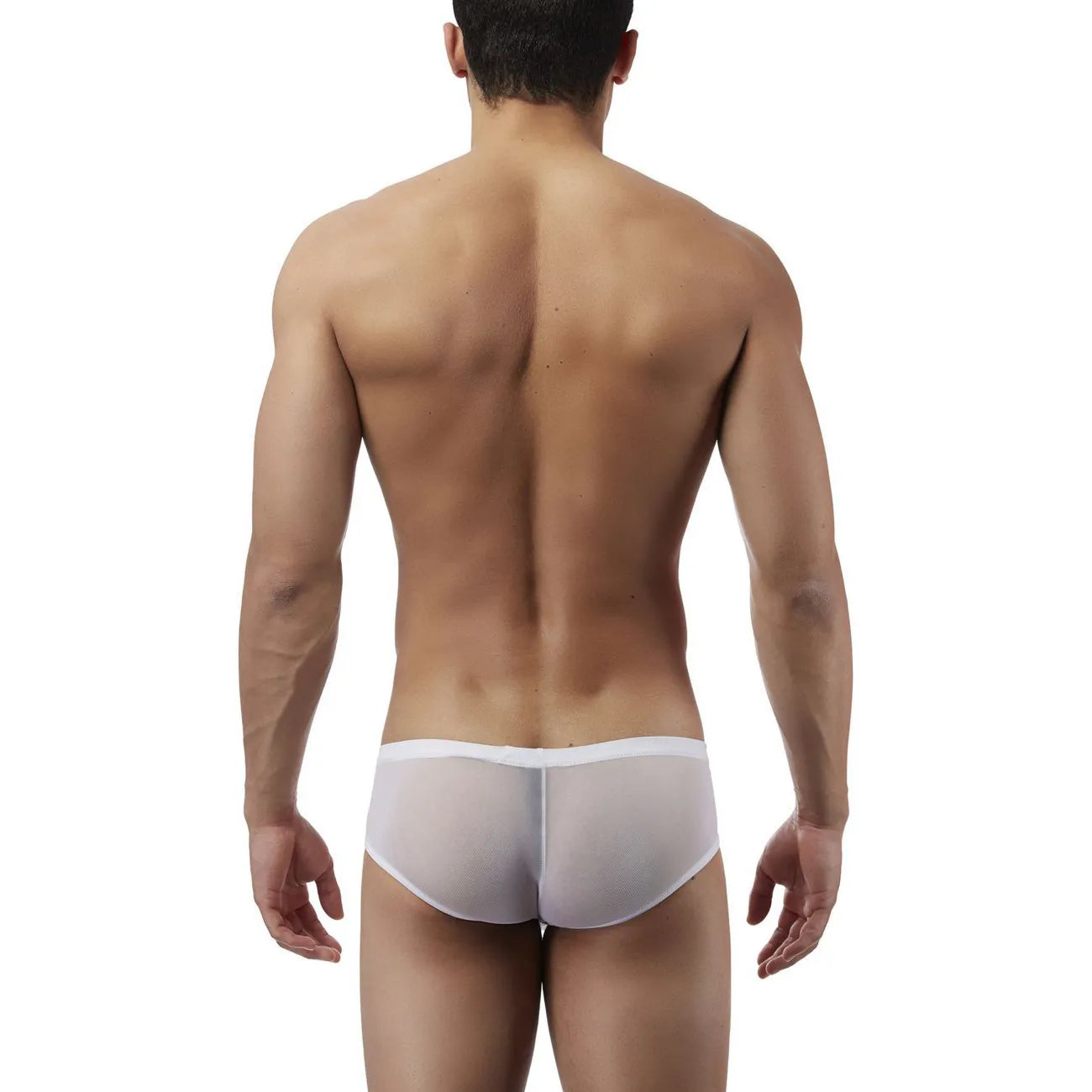 Men's Sheer Mesh Low-Rise Brief - Lightweight Stretch Fit Breathable Designer Men's Innerwear