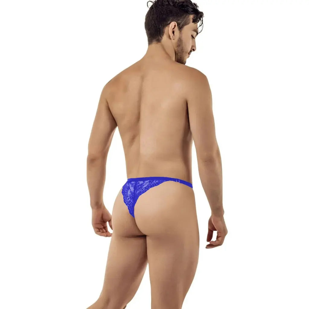 Men’s Lace Strap Thong – Minimal Designer Intimate Wear