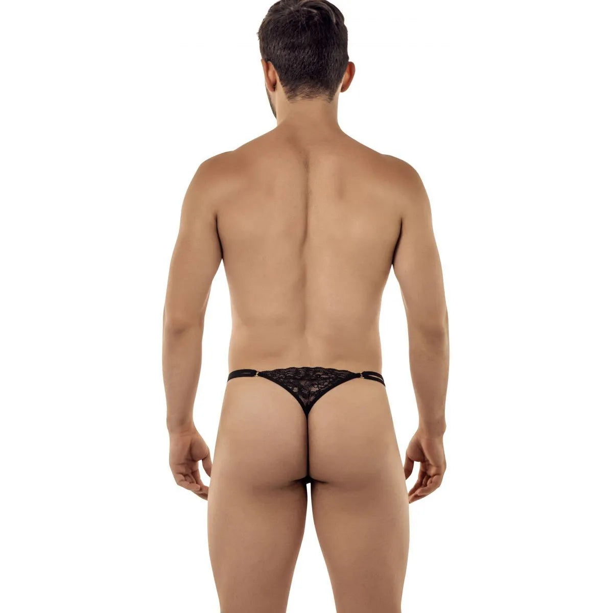Men’s Sheer Lace G-String Thong – Adjustable Strap Exotic Low-Rise Men’s Lingerie