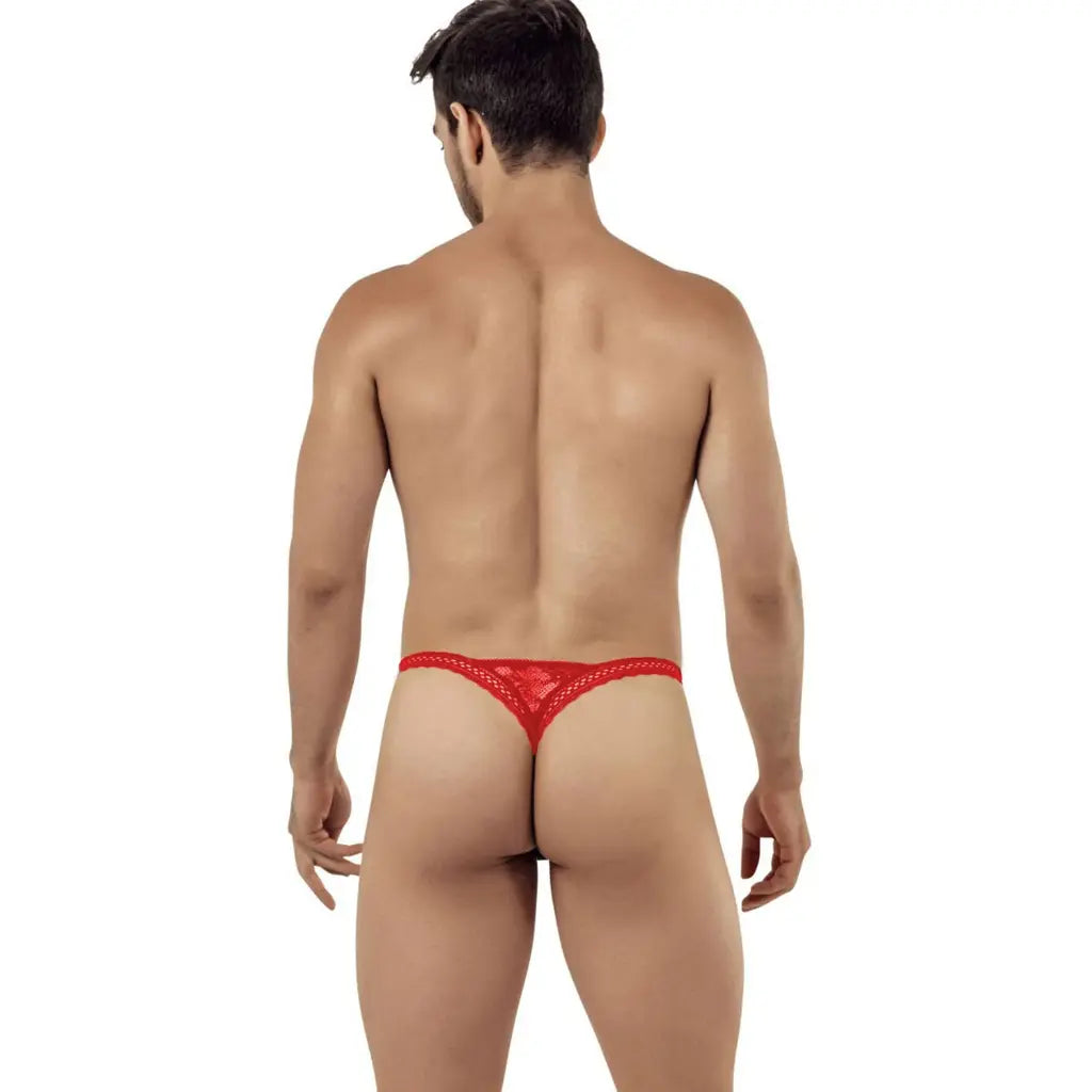 Men’s Metallic Shine G-String Thong – Stretch Low-Rise Exotic Men’s Lingerie