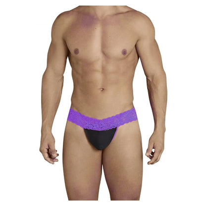 Men’s Lace G-String Thong – Ultra Low Rise Exotic Men’s Lingerie