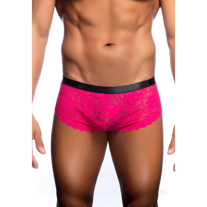 Men’s Floral Lace Bikini Brief – Ultra Low Rise Exotic Men’s Underwear