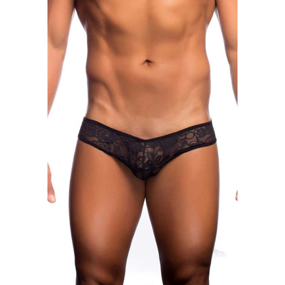 Men’s Sheer Lace Bikini Brief – Ultra Low Rise Exotic Men’s Underwear
