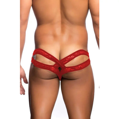 Men’s Sheer Lace Bikini Brief – Ultra Low Rise Exotic Men’s Underwear